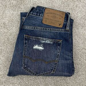 American Eagle Men's Size 28x32‎ Rugged Heritage Denim Slim Straight Jeans NWOT